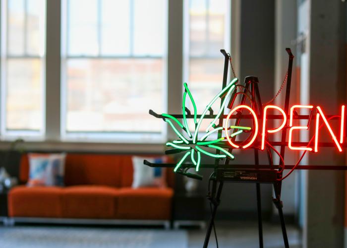 open sign